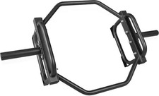 Olympic Trap Bar Shrug Bar for Deadlifts Strength Training Fitness