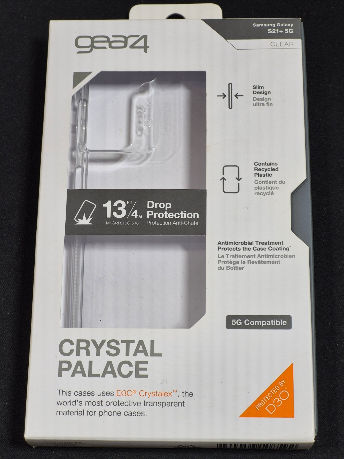 ZAGG Gear4 Slim Case for Samsung Galaxy S21+ - Crystal Palace