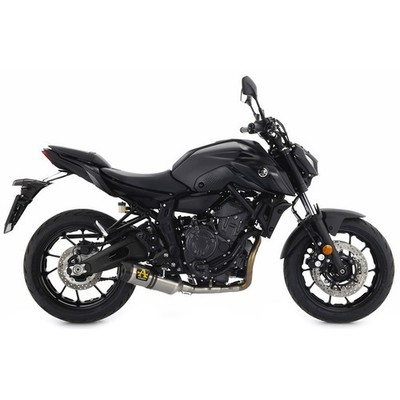 KOMPLETTER AUSPUFF ARROW MIT KAT. EURO5 UND TITAN ENDSTÜCK YAMAHA MT-07 21 - 24