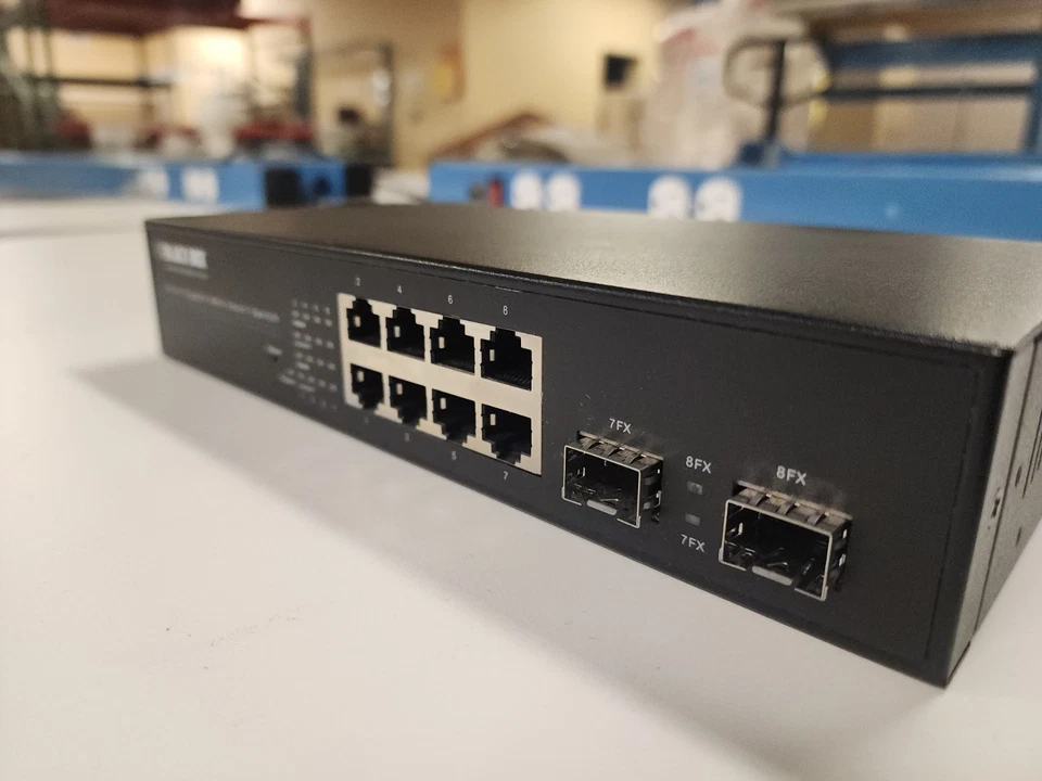 Black Box 8-Port Gigabit Web Smart Switch Model: LGB708A-R3-US - Image 2 of 3
