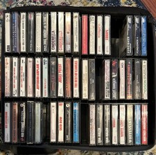 Variety of Cassette Tapes 52 In All Various Titles Mixed Genres