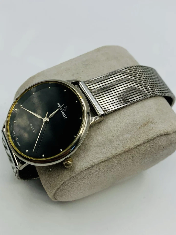 Relógio masculino vintage design fino Peugeot - Imagem 4 de 4