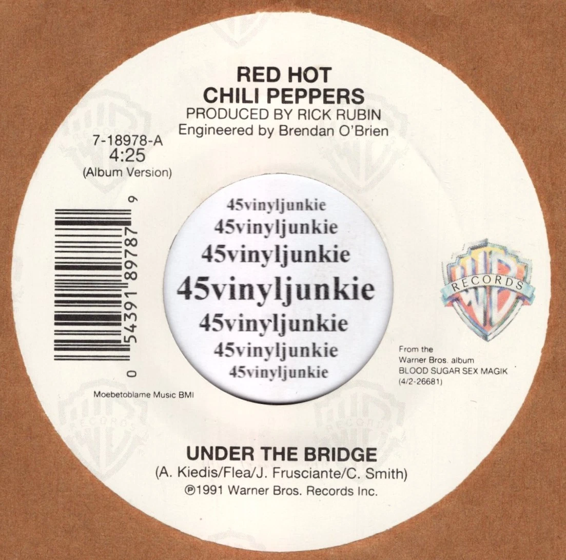 Red Hot Chili Peppers Single 45 RPM Speed Vinyl Records for sale