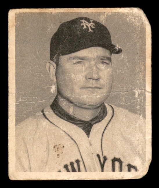 1948 BOWMAN #  4 JOHNNY MIZE GIANTS FAIR 562847 (KYCARDS)