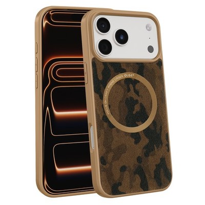 For iPhone 17 Pro Max 16 15 14 13 Magnetic PU Leather Hard PC TPU Slim Back Case