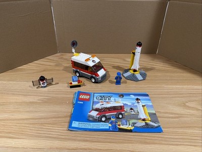 3366 LEGO Complete City Satellite Launch Pad space shuttle truck