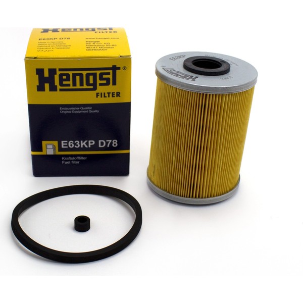 Hengst Filter E63KP D78 Kraftstofffilter FüR Renault Mitsubishi Opel Volvo V40-image