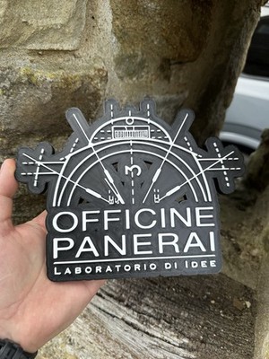 Officine Panerai inspiriertes 3D-gedrucktes Wandrelief | Luxusuhren-Enthusiast 