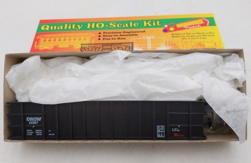 Kit Roundhouse 7843 escala HO Black Thrall Coal-Gons D&RGW #13307 | Zustand: New