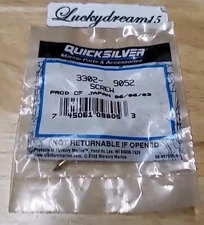 NEW Mercury Marine Quicksilver MerCruiser 3302-9052 needle screw OEM carburetor
