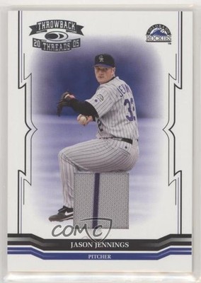 2005 Donruss Throwback Threads Jerseys 99/250 Jason Jennings #32 qw7