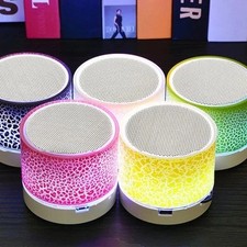 Mini Altavoz Bluetooth LED Inalámbrico Subwoofer USB Tarjeta TF