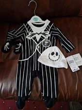 Newborn Baby Clothing Bodysuits Beetlejuice, Nightmare Before Christmas, 0 4-5Yr