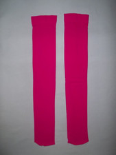 Tween girls over knee socks hot pink nip 80s retro