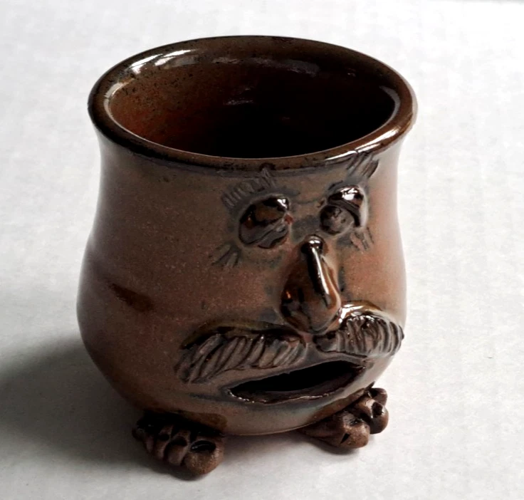 Vintage Studio Art Pottery Funny Face Egg Yolk Separator Handmade Original Art
Opens in a new window