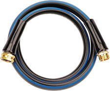 Short Garden Hose 4Ft X 5/8",Rubber Water Hose, Male to Female Short Hose for