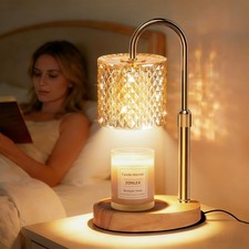 Candle Warmer Lamp with Timer, Candle Lamp with Dimmer, Wax Warmer Height Adj...