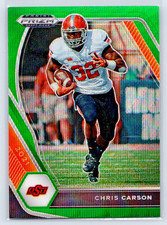 2021 Panini Prizm Draft Picks #98 Chris Carson Green Prizm