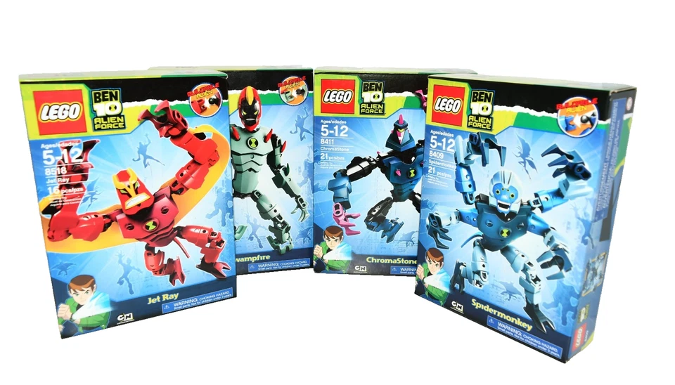 Lego Ben10 Lot - 8409, 8410, 8411, 8518 ~ Retired - Sealed - See Photos~NEW~NIB - Image 2 of 4