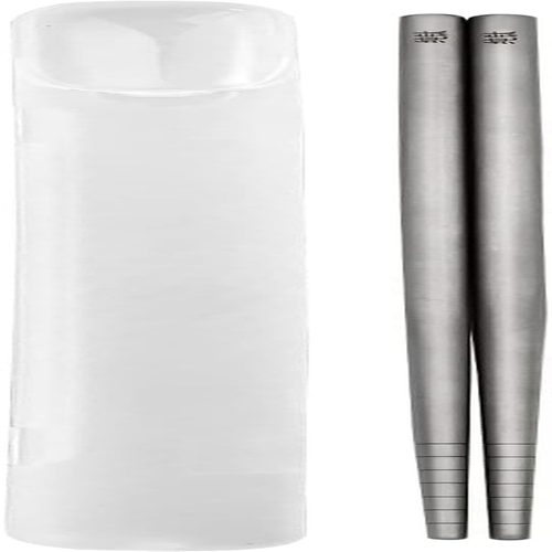Pure Titanium Chopsticks 1 Pair with Carry Case, 9' Lightweight Reusable Travel  - Picture 10 of 12