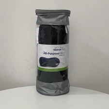 Tempur-Pedic All-Purpose Pillow, Firm Support Memory Foam Peanut Pillow, Navy