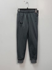 Under Armour Dark Gray Fleece Lined Jogger Pants Wmns Small Loose Fit w/ Pockets