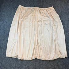 Vintage Mel-Lin Cream Nylon Half Slip Petticoat Elastic Waist USA