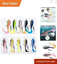 High-Performance 10PCS Fishing Baits with Realistic Design for Top Water Action