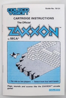 ColecoVisionen Spielanleitung Zaxxon - Bild 1 von 2