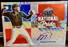 Marco Luciano Auto National Pride Auto Silver Wave 2021 Leaf Metal Draft Giants