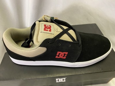 DC Shoes Crisis 2 Black/Tan Skate Sneaker, ADYS100647, Size 9.5, New in Box!
