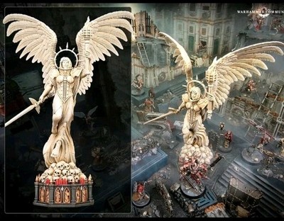Angel Statue Warhammer 40K Terrain Blood Zeal Kill Team Sisters Battle Sanctum