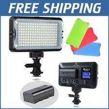 High Brightness Bi-Color LED Light with LCD Display for Photography  Video