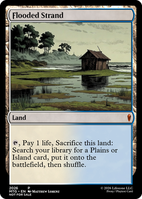 #ad Flooded Strand Premium Quality Not Tournament Authorized $2.12