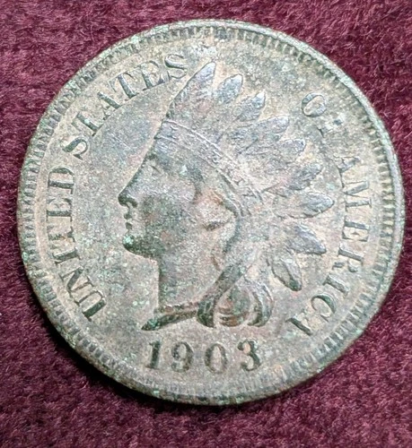 1903 Indian Head Cent Penny (Full Liberty)