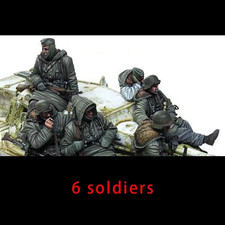 1/35 WW2 Military Tank Soldiers RESIN FIGURE MODEL KIT Unassembled Unpainted NEW