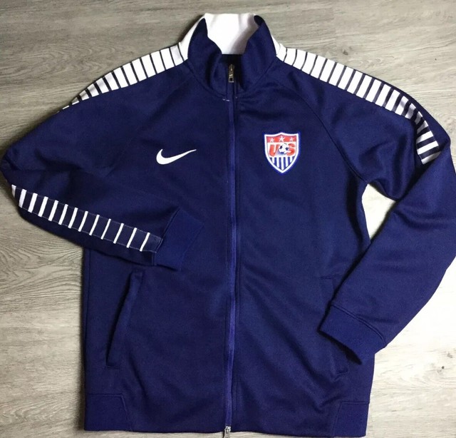 USA National Soccer Team Nike Elite Dri Fit USMNT Warm Up Zip Track Jacket Men M eBay
