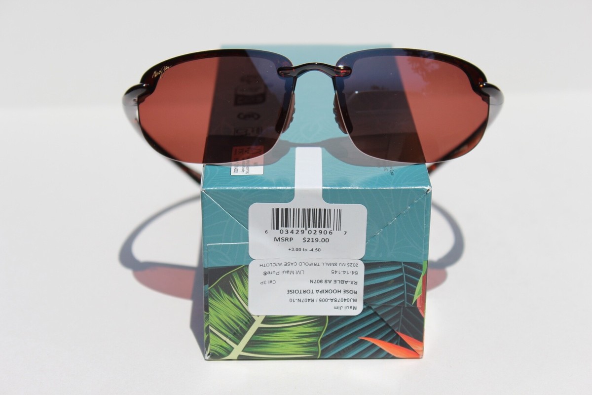 MAUI JIM Hookipa POLARIZED Sunglasses R407N-10 Tortoise/Maui Rose