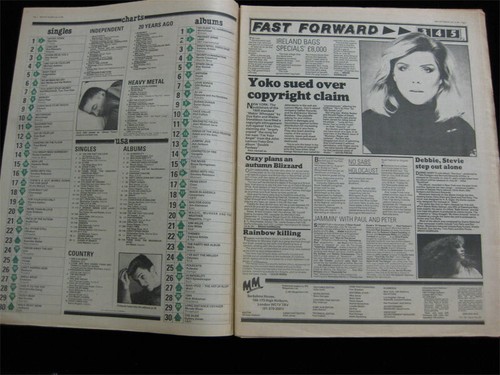 Revista de música de colección Melody Maker 18/07/1981 Chic Dead Kennedys Motorhead Bob Dylan - Imagen 2 de 4