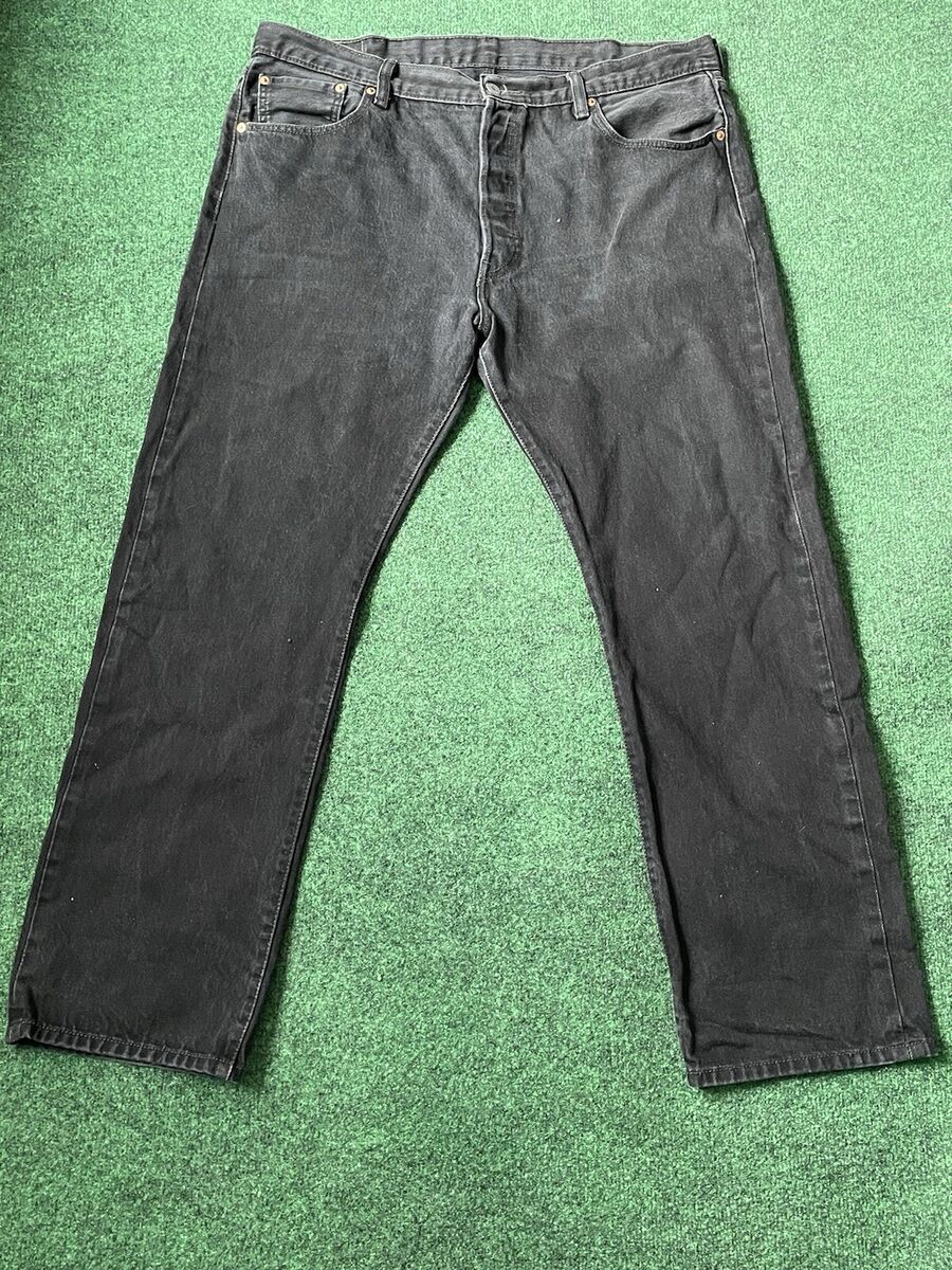 Levi's 501 Original Straight Men's Black Denim Jeans Size Levi's 501 Original Straight Men's Black Denim Jeans Size