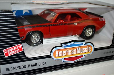 ERTL 1/18 1995 Mopar Nationals #2 1970 AAR Cuda Rally RED 7439