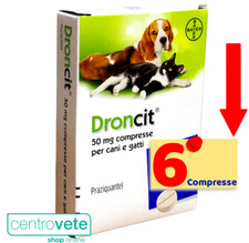 Bayer Vermifugo Antiparassitario per Cani e Gatti → 6 Compresse per Parassiti