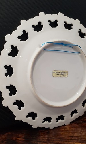 Colgante de pared vintage último súper plato oro rosa 7 pulgadas - Imagen 8 de 8