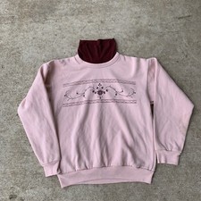Vintage Rose Flower Sweater
