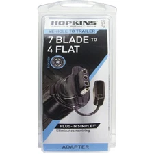 Hopkins Towing Solutions Vehicle to Trailer 7 Blade to 4 Flat Adapter