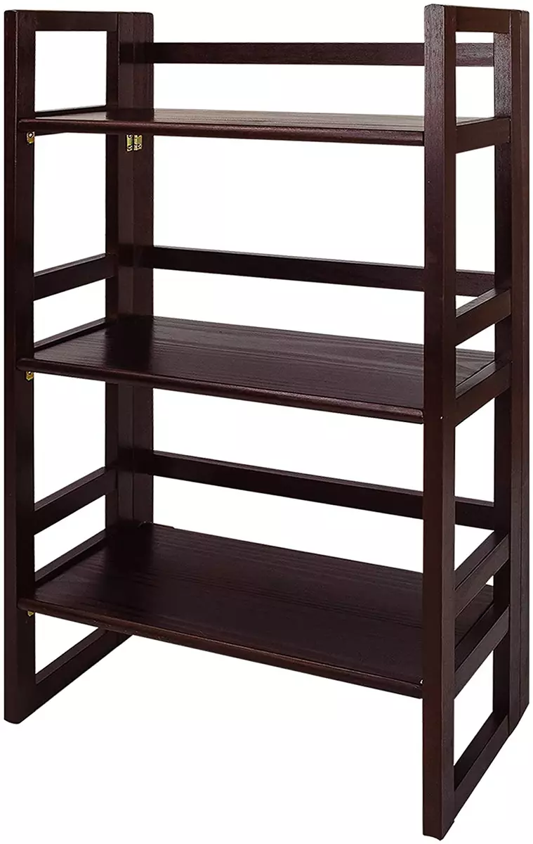Solid wood outlet folding bookcase