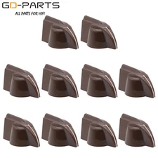 31x16mm Plastic Chicken Head Knob For Guitar BASS AMP Effect Pedal Cabinet Brown