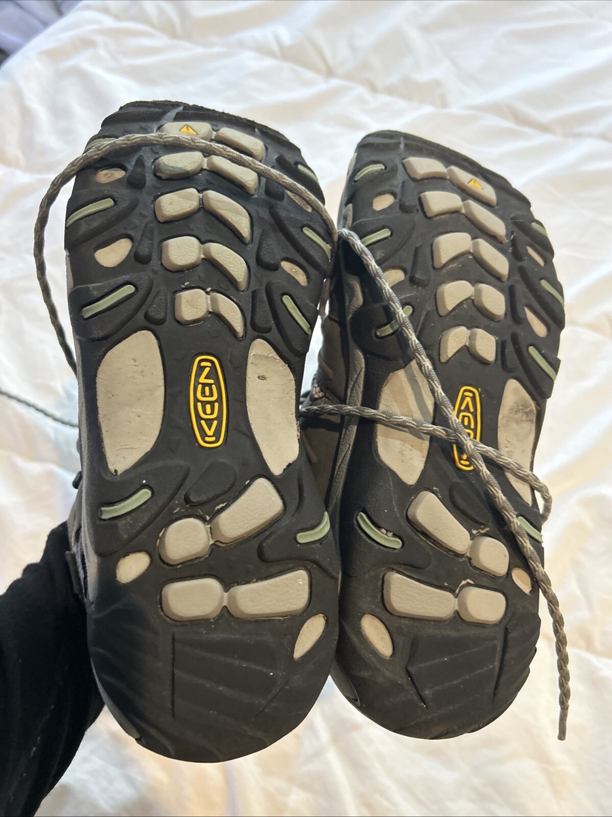 Stivali da trekking KEEN Dry impermeabili grigi donna 9 5 tutti i terreni stringati alti