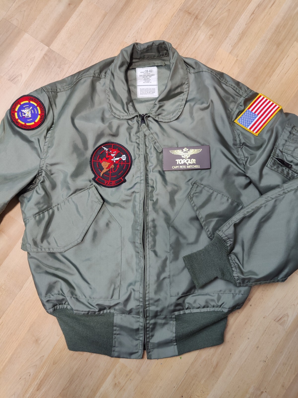 Authentic Military Top Gun Maverick Jacket, Tom Cruise, CWU36/P