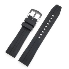 20mm 22mm Big Size Long Silicone Watch Strap Rubber Bracelet for Seiko 5 Diver
